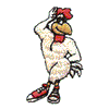 CHICKEN W/SNEAKERS