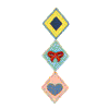 DIAMOND APPLIQUE BORDER