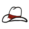 COWBOY HAT OUTLINE