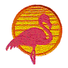 FLAMINGO IN SUNSET