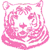 WHITE TIGER HEAD OUTLINE