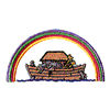 NOAHS ARK UNDER RAINBOW