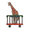 GIRAFFE IN CAGE