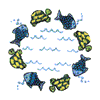 RING OF TURTLES & FISH