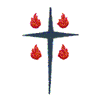 BETHLEHEM STAR CROSS W/FLAMES