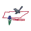 TENNESSE OUTLINE & BIRD