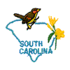 SOUTH CAROLINA OUTLINE & BIRD