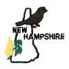 NEW HAMPSHIRE OUTLINE & BIRD