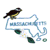 MASSACHUSETTS OUTLINE & BIRD