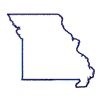 MISSOURI OUTLINE SMALL