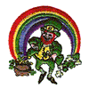 LEPRECHAUN AND END OF RAINBOW