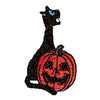 BLACK CAT W/JACK-O-LANTERN