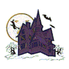 HAUNTED HOUSE APPLIQUE