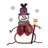 APPLIQUE SNOWMAN