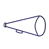 MEGAPHONE APPLIQUE