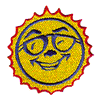 SUN WITH GLASSES