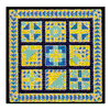 CROSS STITCHED QUILT APPLIQUE