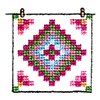 HANGING CROSS STITCH QUILT