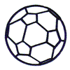 SOCCER BALL OUTLINE