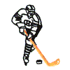 HOCKEY PLAYER #089