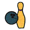 BOWLING PIN & BALL