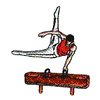 POMMEL HORSE GYMNAST