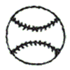 BASEBALL SMALL OUTLINE