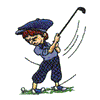 ANIMATED KID GOLFER