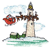 LIGHTHOUSE AND SANTA