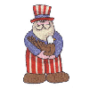 UNCLE SAM W/AN EAGLE