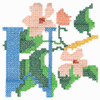 CROSS STITCH FLORAL W