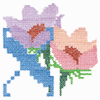 CROSS STITCH FLORAL X