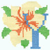 CROSS STITCH FLORAL Y