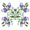 EUROPEAN FLORAL EMBLEM