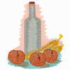 BOTTLE, PEACHES, & BANANAS