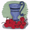 JUG AND CHERRIES