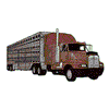 SEMI LIVESTOCK W/ TRAILER*484