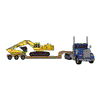 FLATBED TRUCK & EXCAVATOR