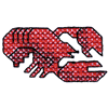 LOBSTER CROSS STITCH