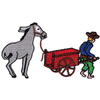 FARMER AND MULE