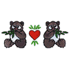 BEARS AND HEART BORDER