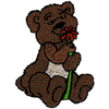 BEAR WITH FLOWER