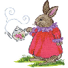 BUNNY WITH TEAPOT