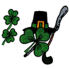 CLOVERS W/HAT