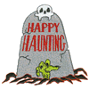 HAPPY HAUNTING HEADSTONE