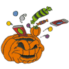 JACK O LANTERN WITH CANDY