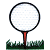 GOLF BALL ON TEE