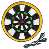 DARTBOARD WITH DARTS