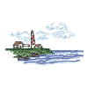 SMALL LIGHTHOUSE SCENE