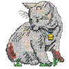 CROSS STITCH KITTEN